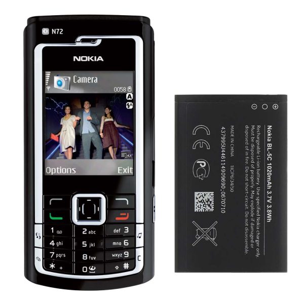 باتری N72 نوکیا Nokia N72 BL-5C
