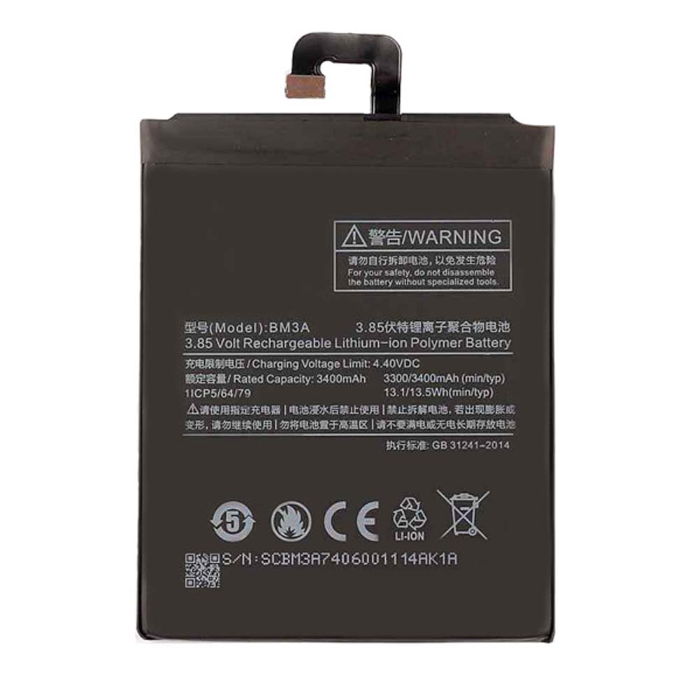 باتری شیائومی Mi Note 3