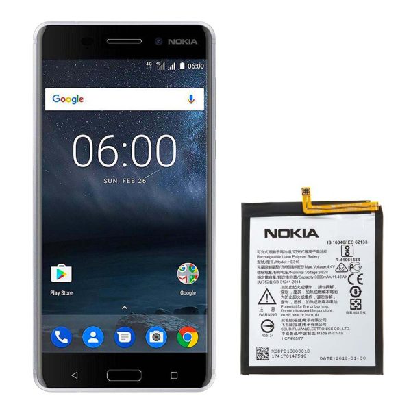 باتری نوکیا 6 Nokia 6 HE317
