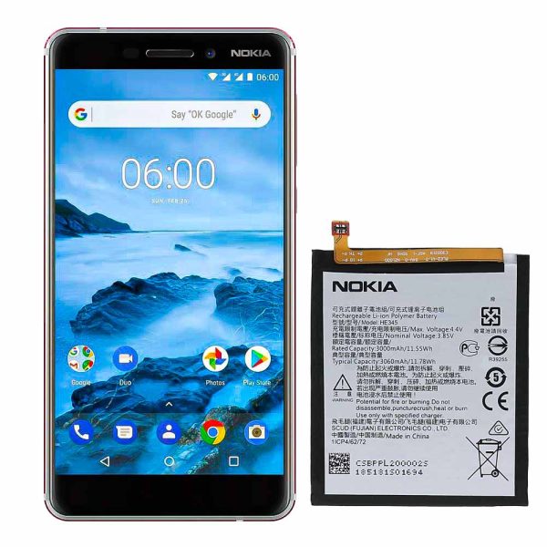 باتری نوکیا 6.1 Nokia 6.1 HE345